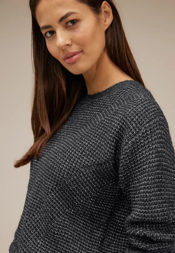 Street One Pullover mit Strickmustermix