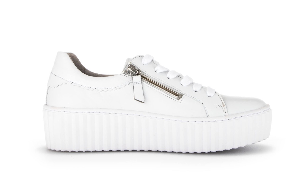 GABOR Freizeit Schnürer weiss Gabor Fashion Sneaker low 43.200.21 weiß