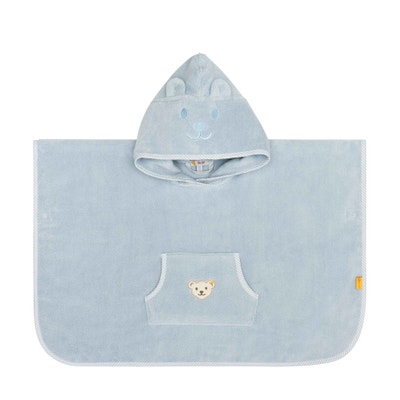 Bade Poncho, hellblau