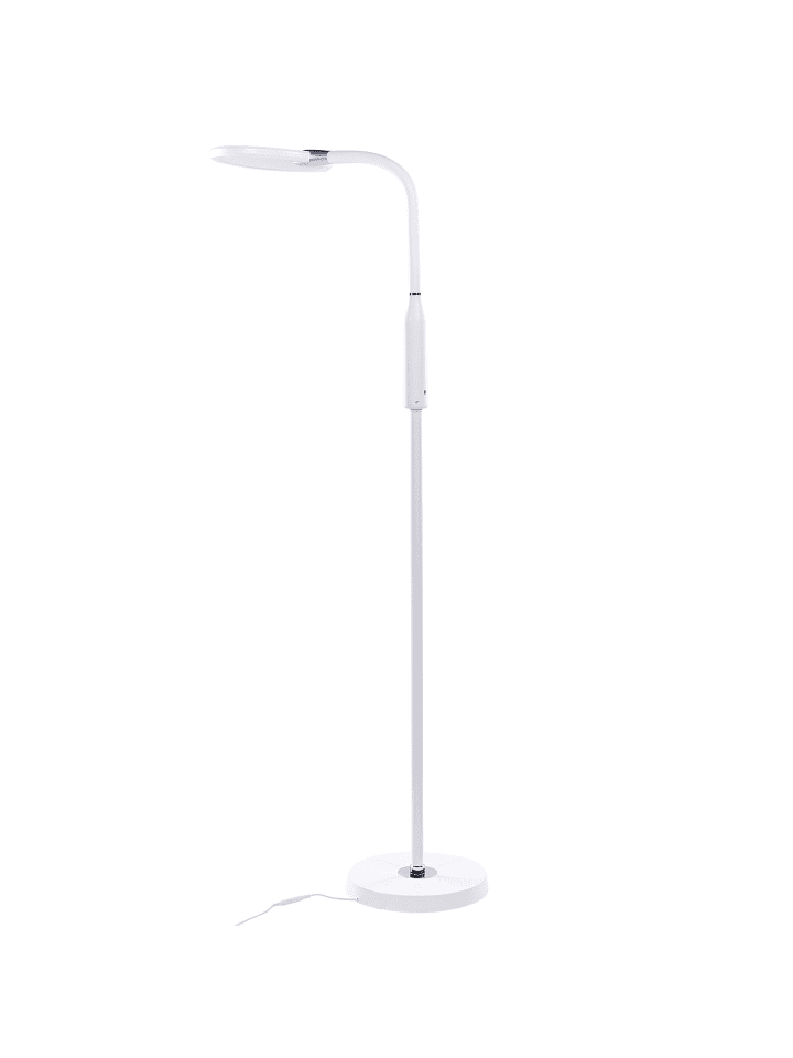 Beliani Stehleuchten CASSIOPEIA in Weiß - (W) 42 x (H) 148 x (L) 27 cm günstig kaufen onesize