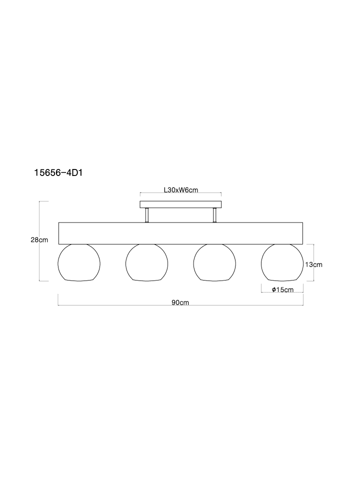 Globo lighting Deckenleuchte 