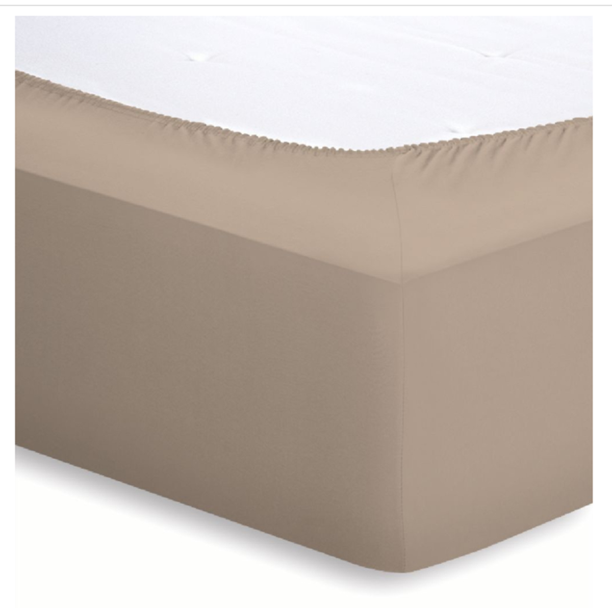 Matheis Spannbetttuch Taupe 100 x 200 cm