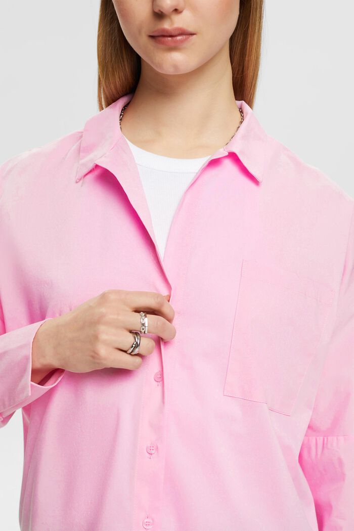 Popeline-Bluse