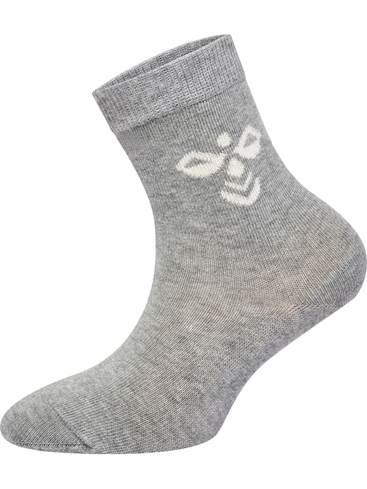 Hummel Hummel Sutton 3-Pack Kinder in BLACK/GREY MELANGE/BLUE NIGHTS günstig kaufen