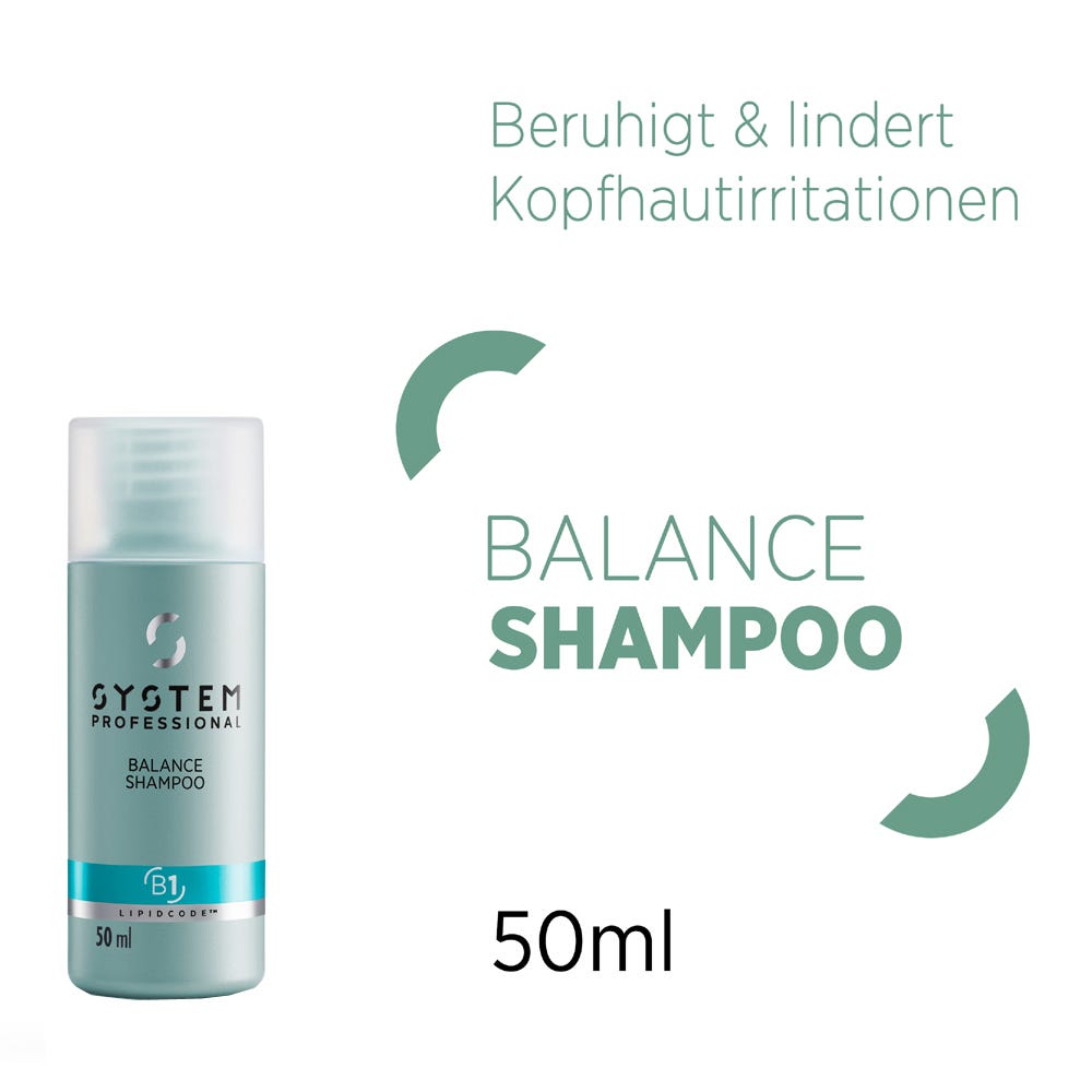System Professional B1 Balance Kopfhautpflege-Shampoo 50 ml