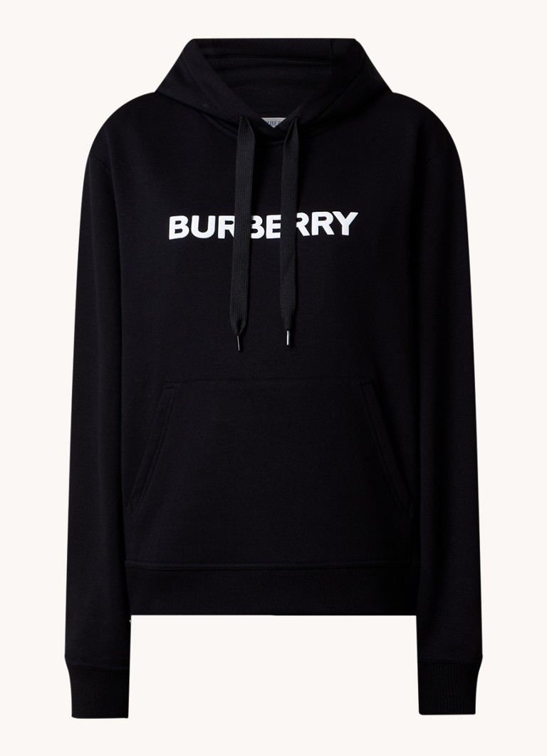 Hanorac cu imprimeu pe curea cu logo Burberry