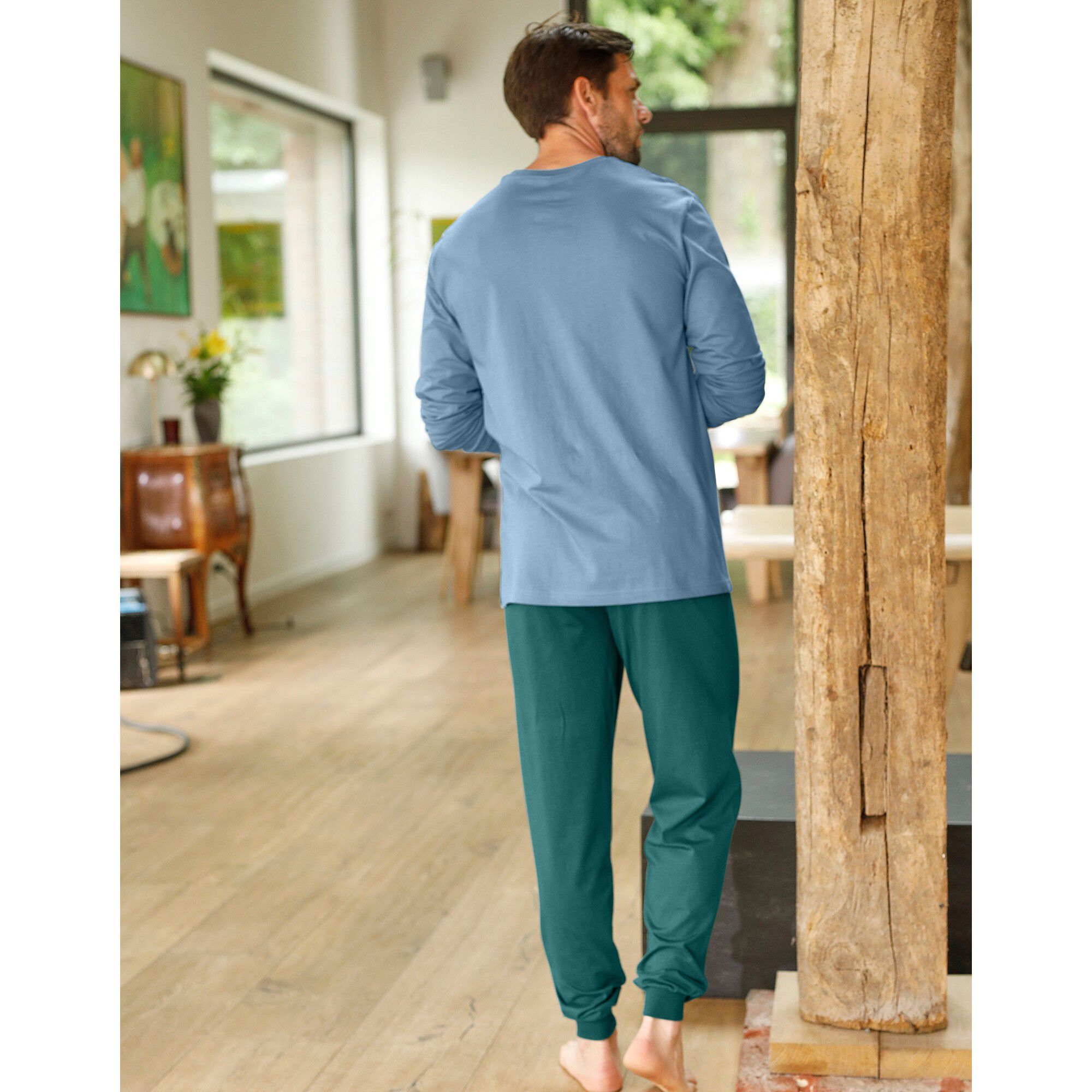 Pyjama pantalon manches longues Marmotte