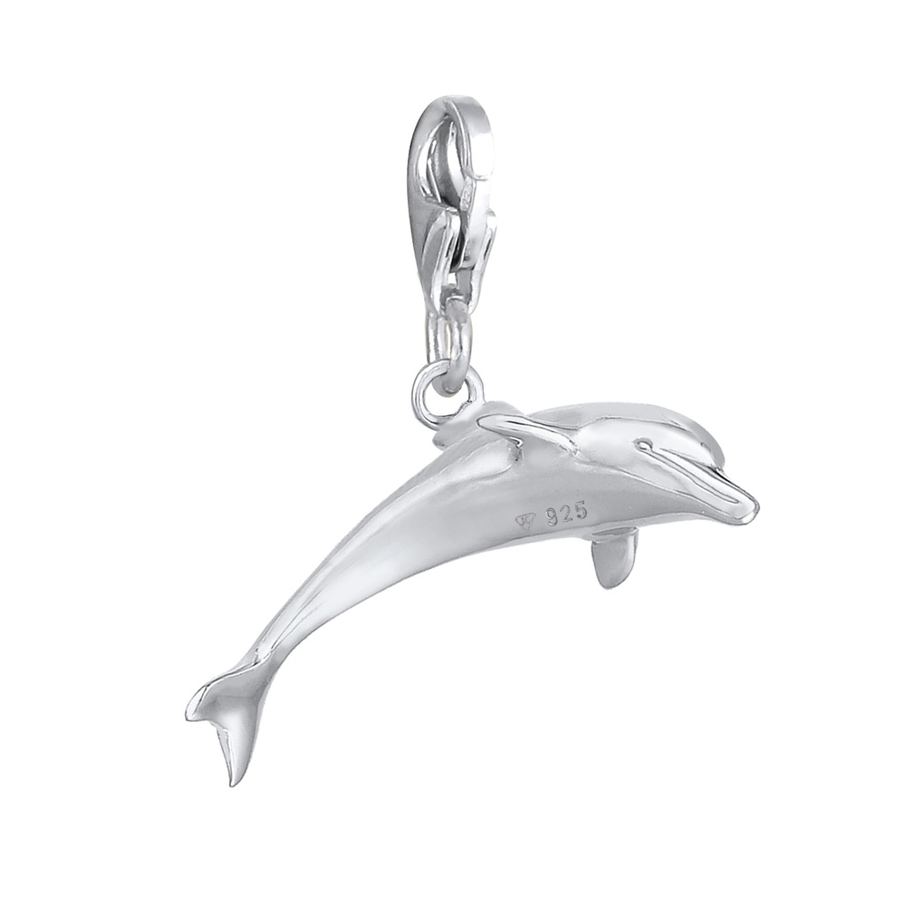 Nenalina Nenalina Amulette Femmes pendentif dauphin maritime en argent sterling 925 Pendentif