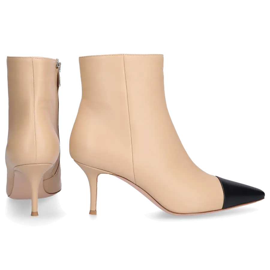 Gianvito Rossi - Stiefeletten LUCY BOOTIE Nappaleder - beige