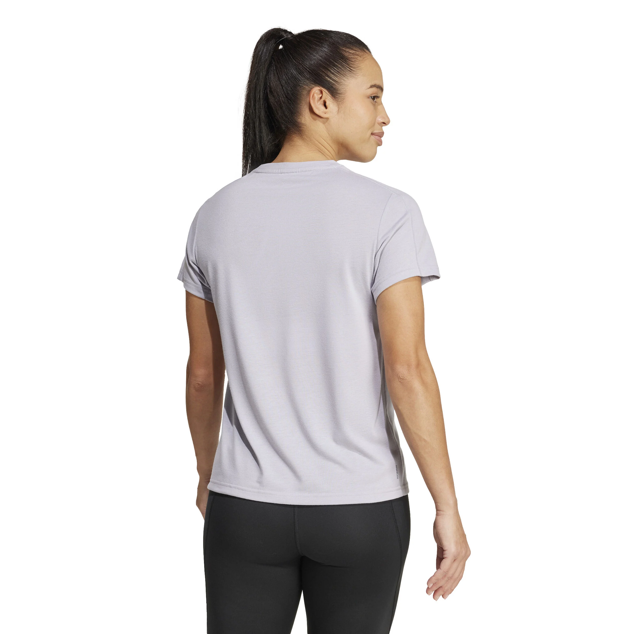Training Essential Crew T-Shirt Damen - Hellgrau