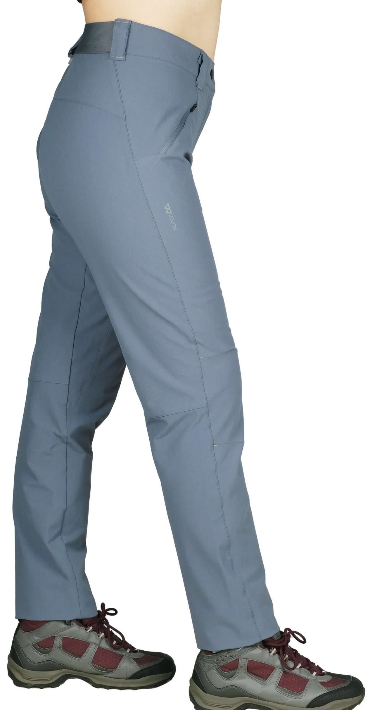 Kaymountain Trekkinghose Damen Wander Outdoor Hose Saas Fee Hybrid Thermo Sky Blue 46