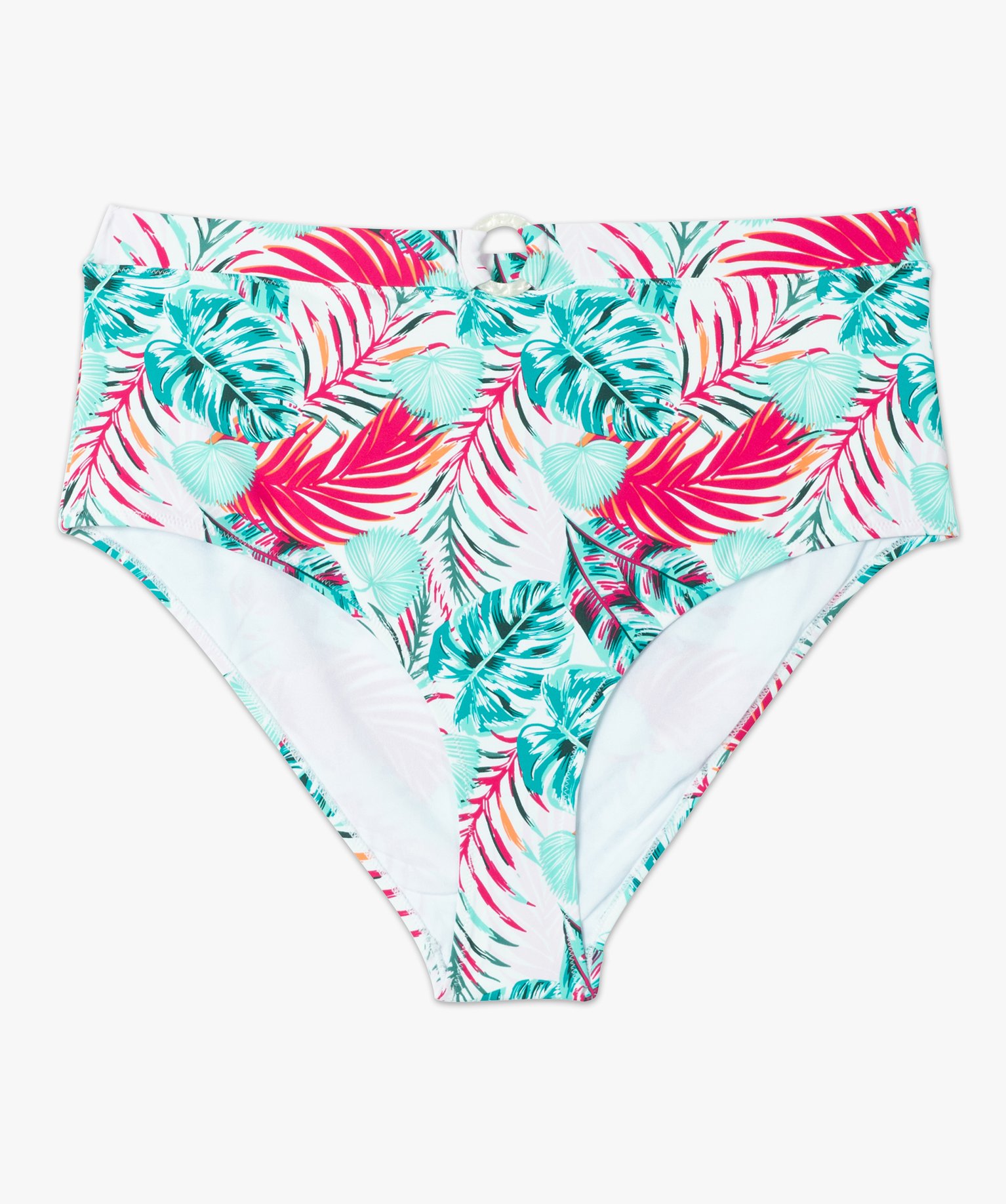 Bas de maillot de bain femme grande taille imprimé feuillage imprime | GEMO