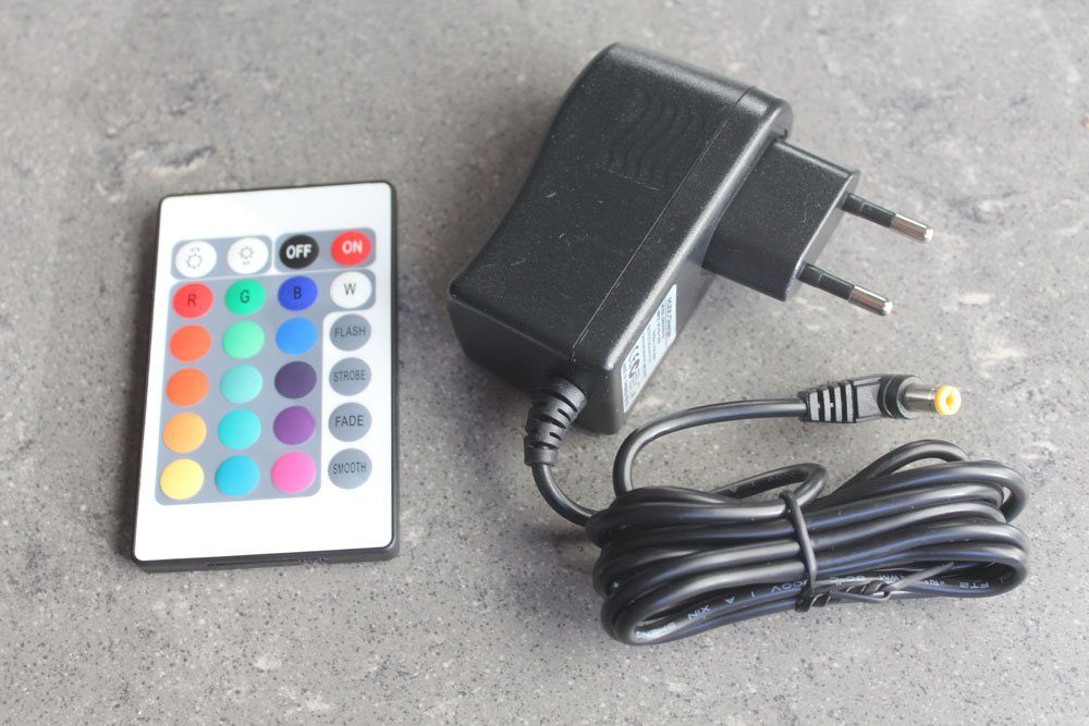 Arnusa Kugelleuchte Flatstones mobile Lampe, Dimmfunktion, LED fest integriert, 16 Leuchtfarben per Fernbedienung wählbar, mit Fernbedienung und Farbwechsel, Akku-Funktion