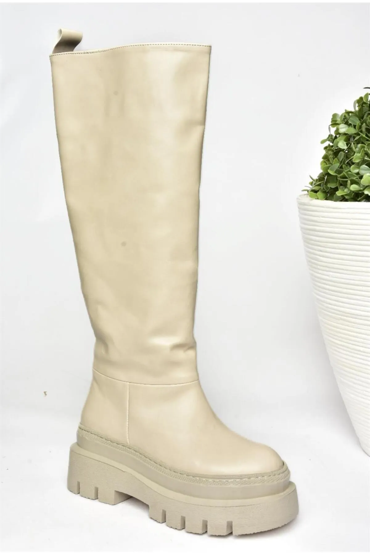 Fox Shoes  R726947009 Damenstiefel mit dicken Sohlen