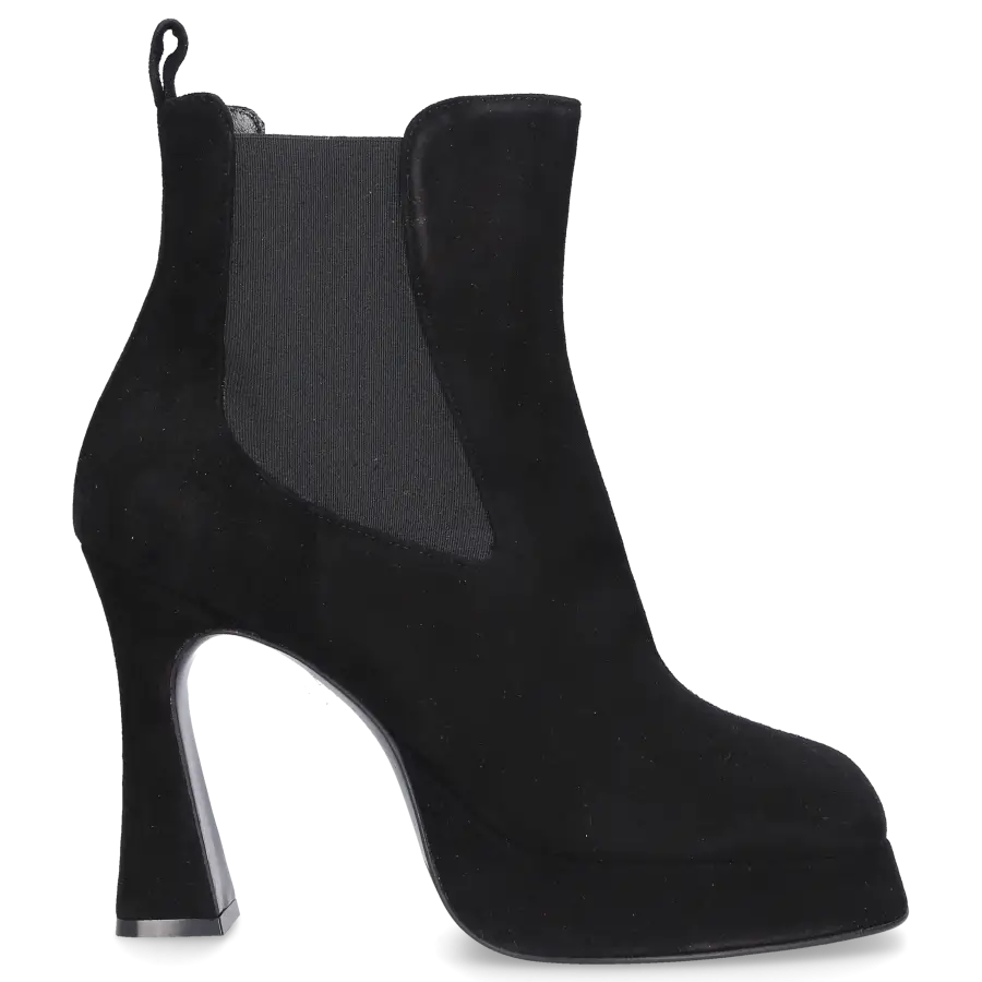 EN AVANT - Chelsea Boots 3014 Veloursleder - schwarz