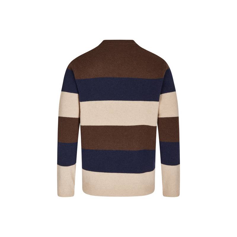 Cleptomanicx El Stripico Strickpullover Herren