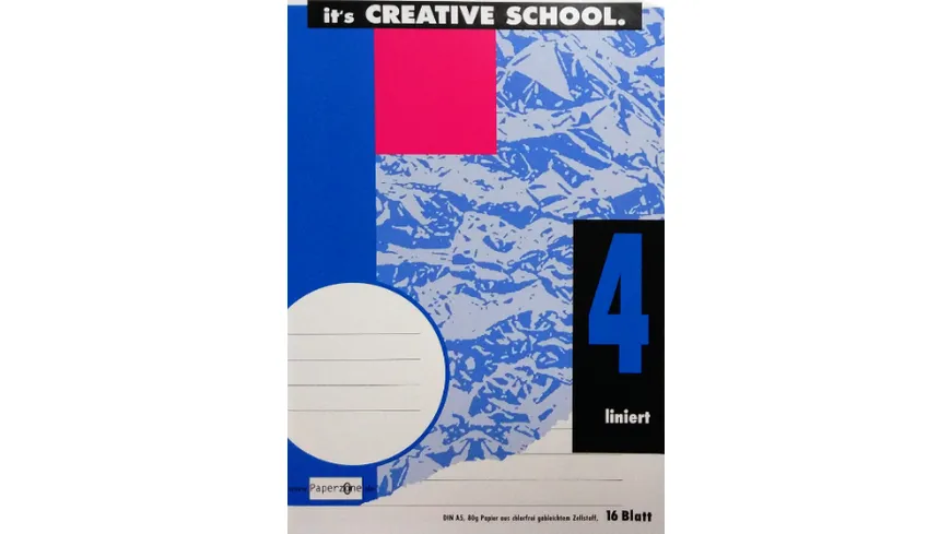 PAPERZONE Heft A5 Lineatur 4 16 Blatt