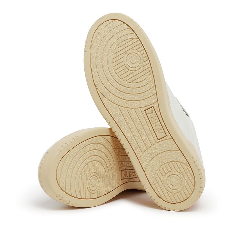 Autry Wmns Medalist Low suede/leat wht/pink