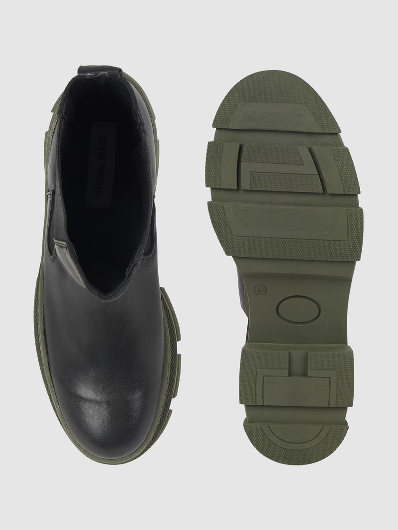Chelsea Boots aus Leder Modell 'Filina' in schwarz