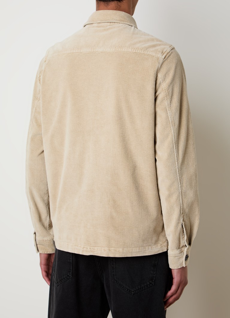Camicia-giacca in velluto a coste Paul Smith PS con tasche sul petto e laterali.