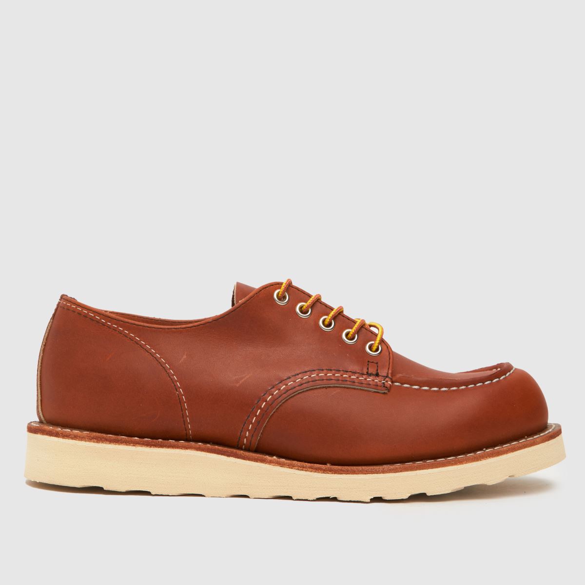 Red Wing – Bruna oxfordskor i mocka med mönster