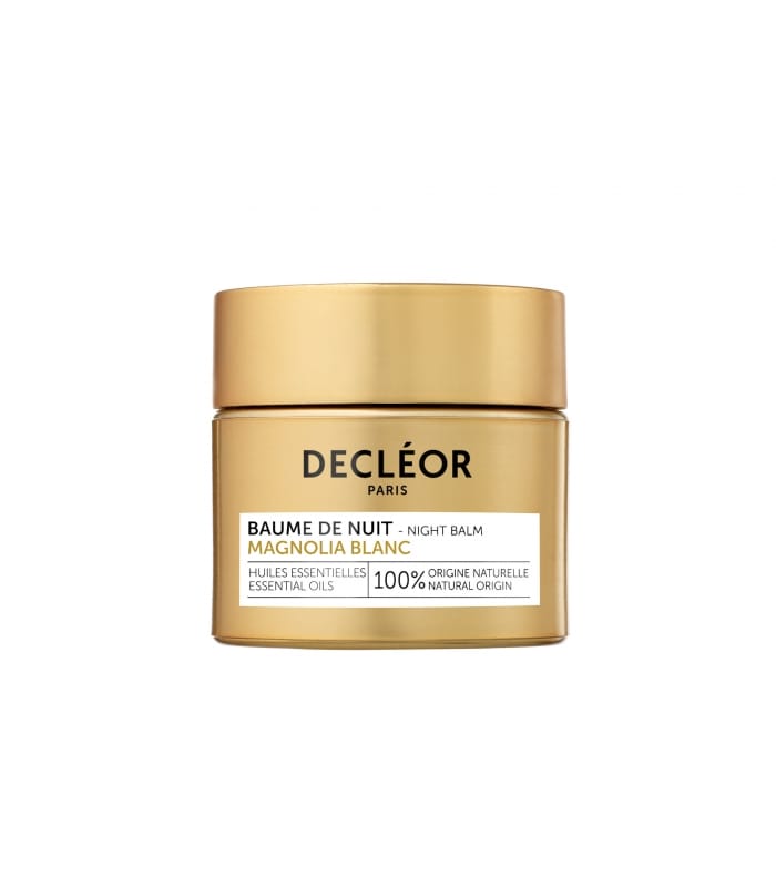 DECLÉOR-BAUME DE NUIT MAGNOLIA BLANC-Crème de Nuit Anti-Age Peau Mature