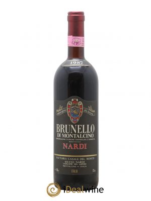 Brunello di Montalcino DOCG Nardi 1987 - Lot de 1 Bouteille