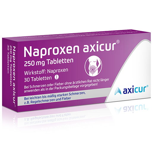 NAPROXEN axicur 250 mg Tabletten  30 St  Tabletten