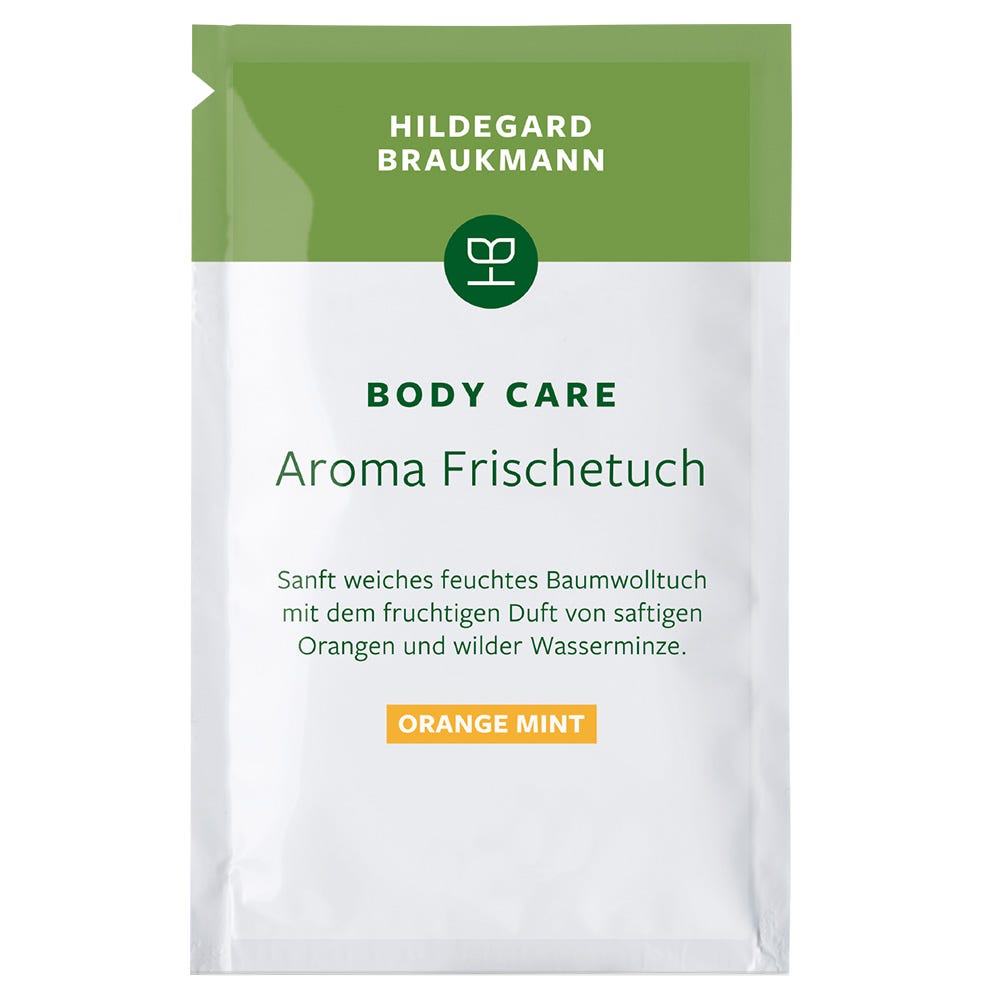Hildegard Braukmann Body Care Aroma Frischetücher Orange Mint 10er