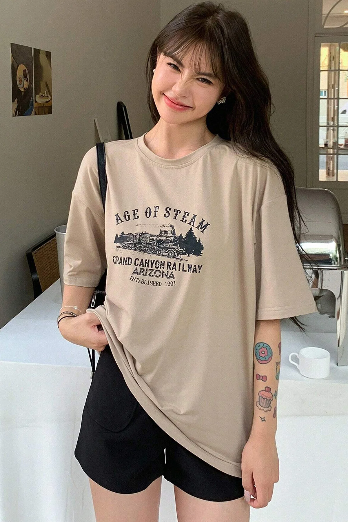 uyguntarz  Bedrucktes Design-T-Shirt „Age Of Steam“.