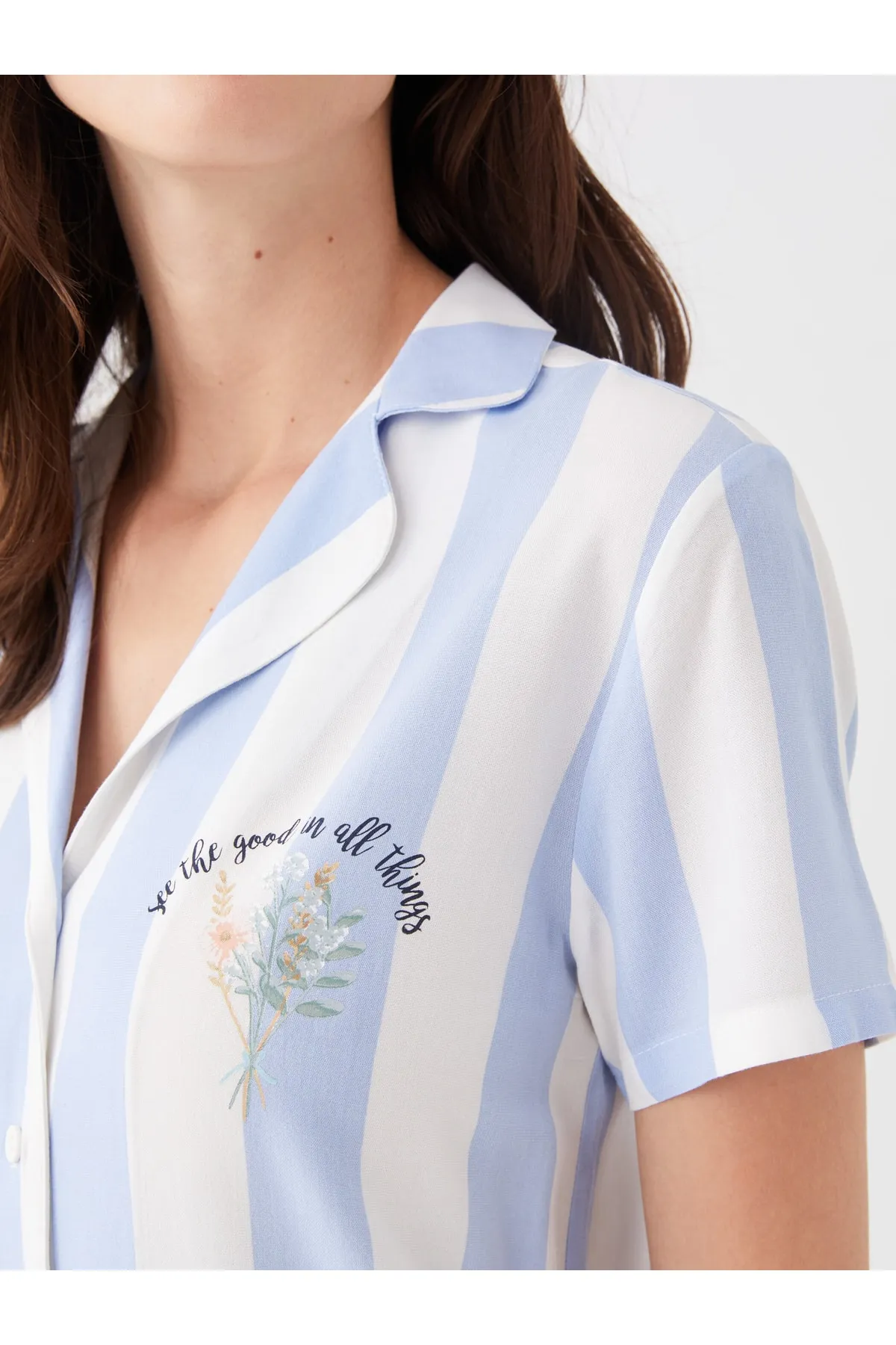 LC Waikiki  Pyjama set - Blau - Print