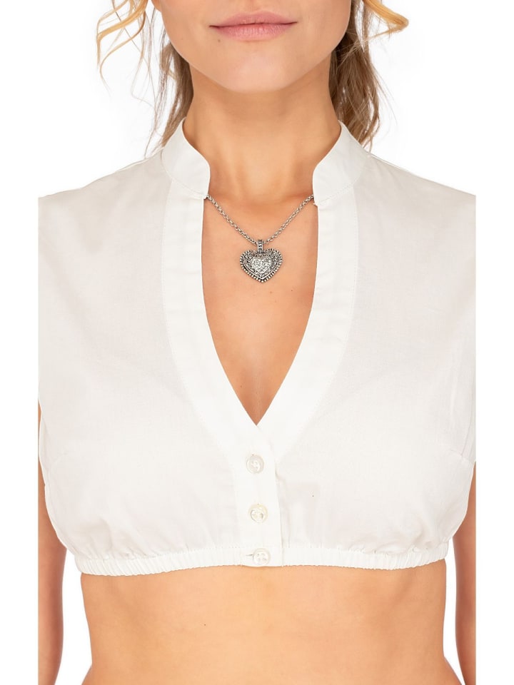 MarJo Dirndlbluse KIENBERG in offwhite günstig kaufen 42