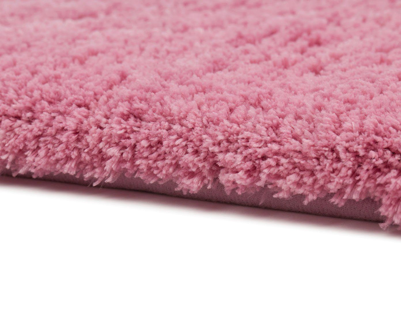 Badematte DELUXE Gözze, rutschhemmend beschichtet, fußbodenheizungsgeeignet, Polyester, rechteckig, mit extra hohem Flor