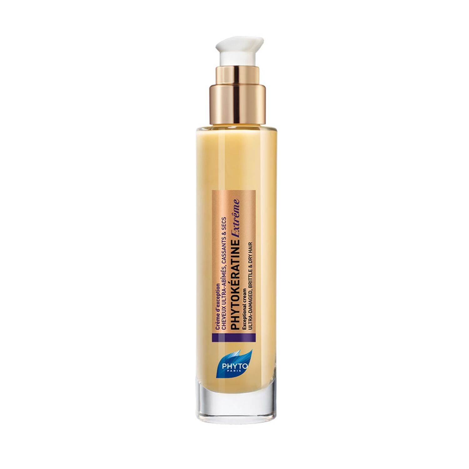 Phyto Phytokératine Crème D'Exception - Cheveux Ultra-Abîmés, Cassant et Secs 100 ml