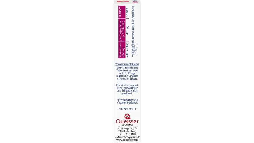 Doppelherz B12 Energie Sofort Schmelztabletten 30 Schmelztabletten