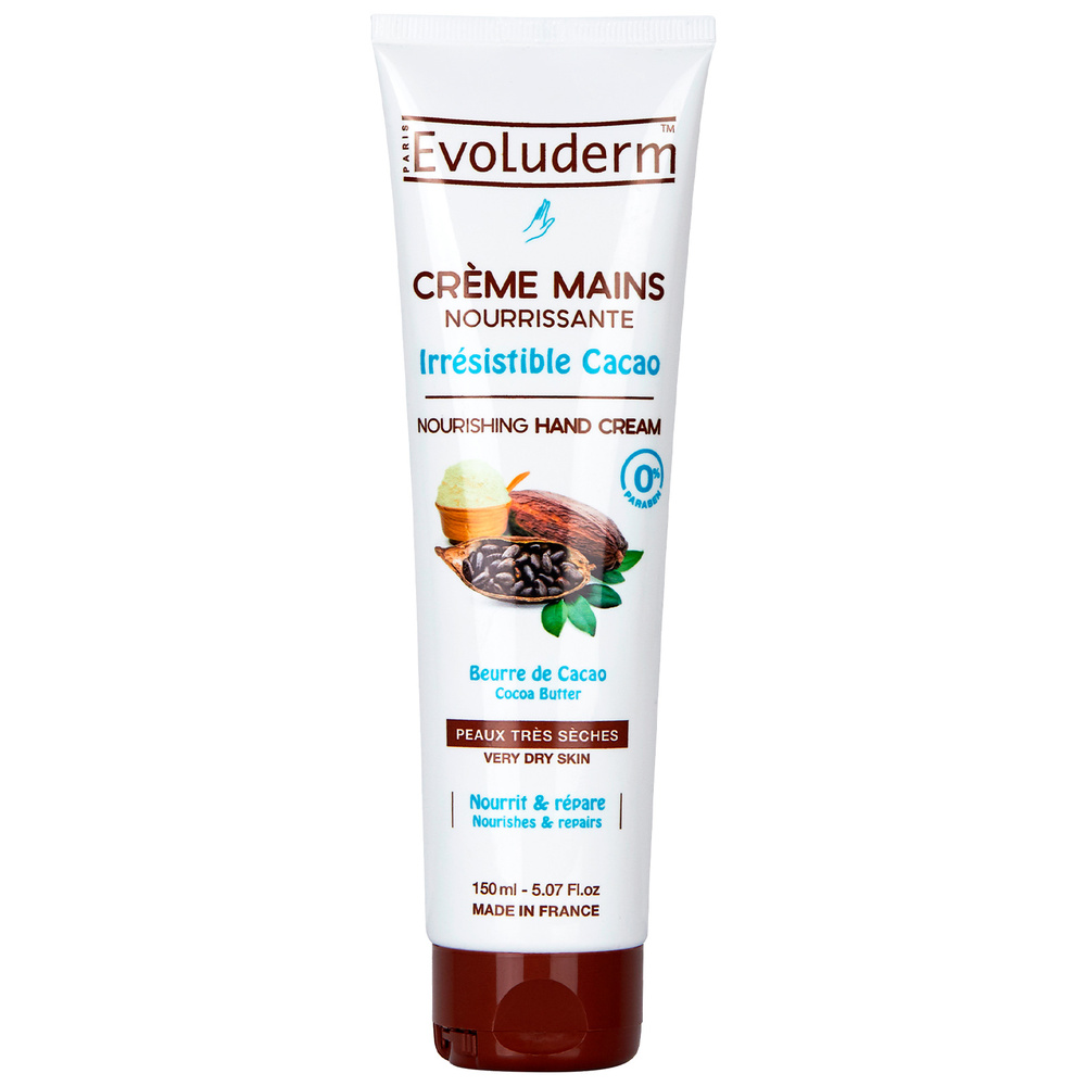 evoluderm Irresistible Cacao Crème Mains Nourrissante - 150 ml