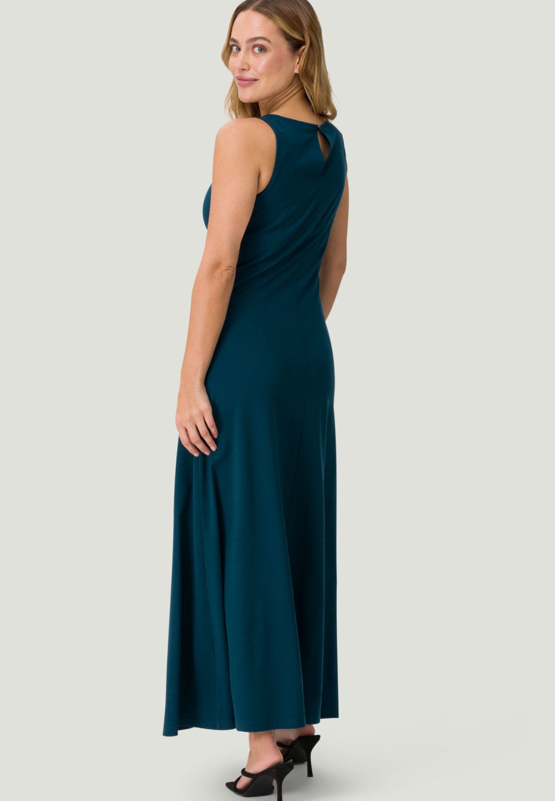Jerseykleid in Maxilänge