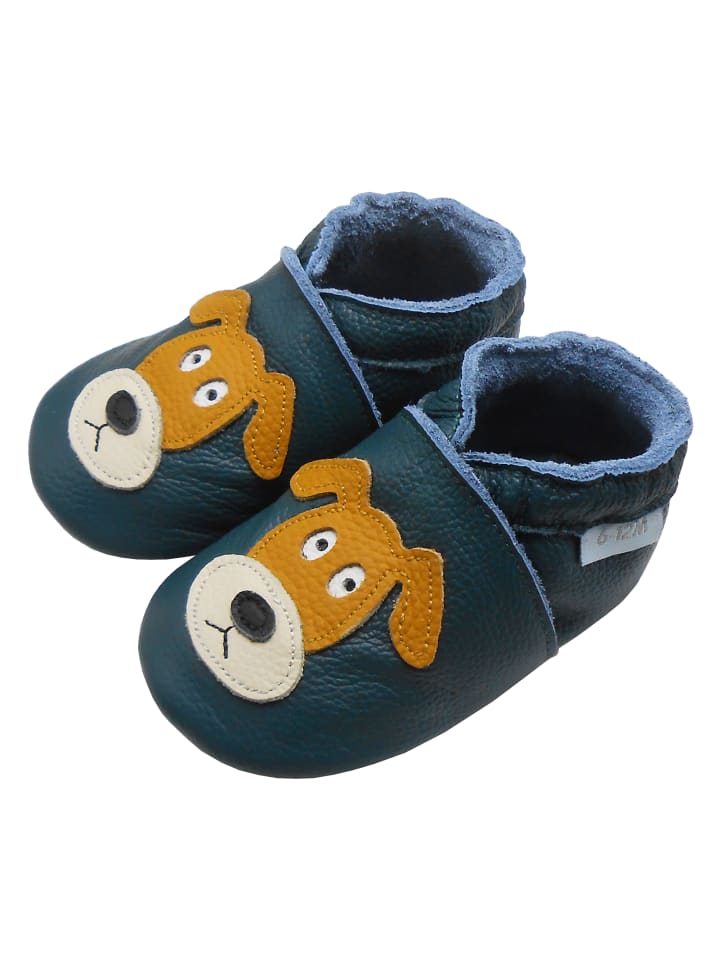 Yalion Baby Leder-Krabbelschuhe 