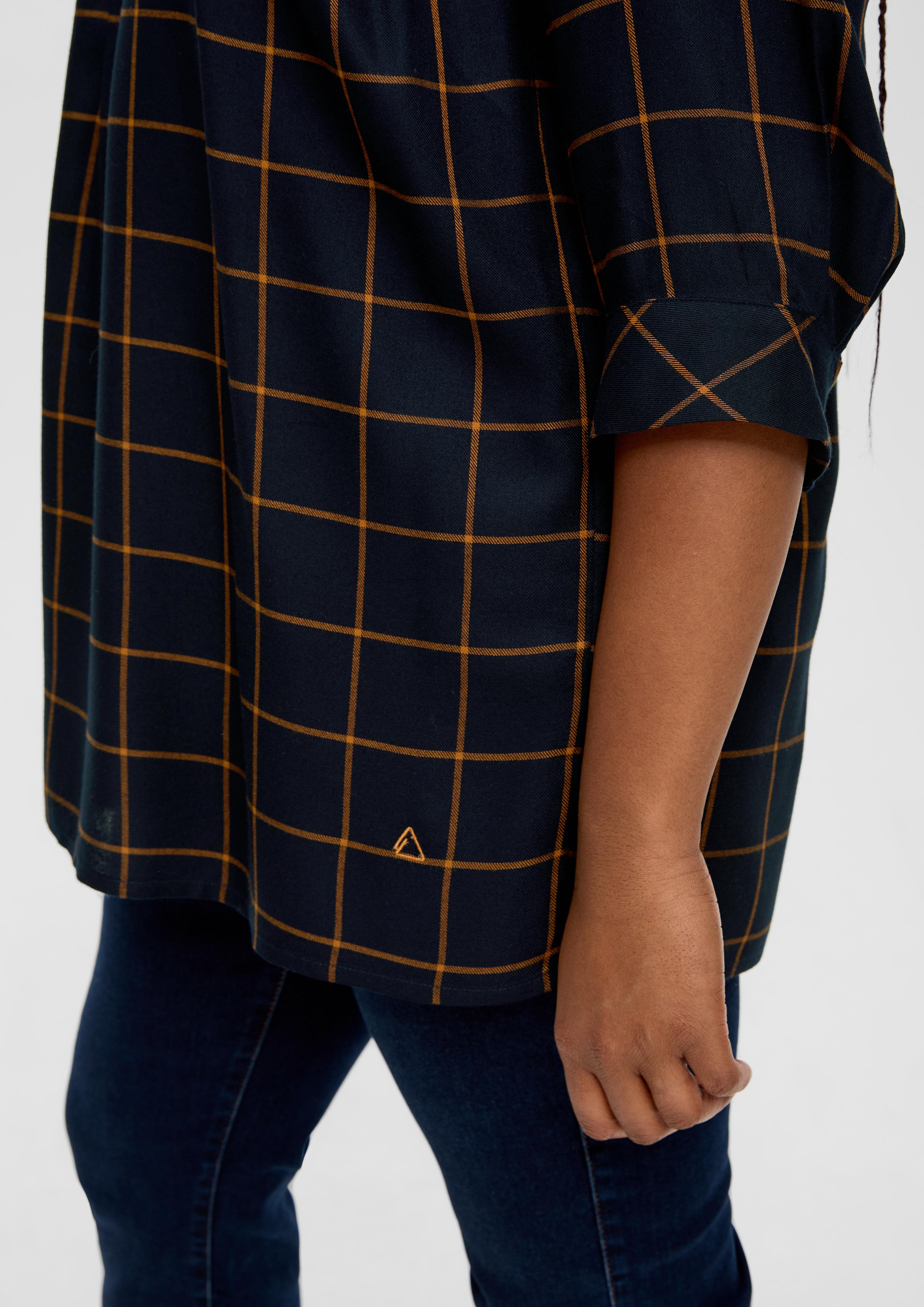 Karierte Bluse aus Viskose  2136286-59N0