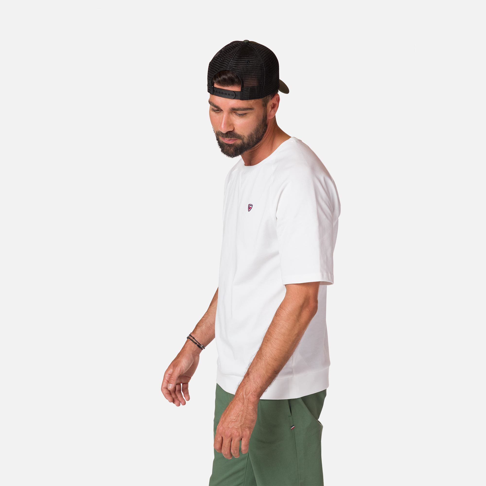 T-shirt confortable en coton à manches raglan courtes homme
