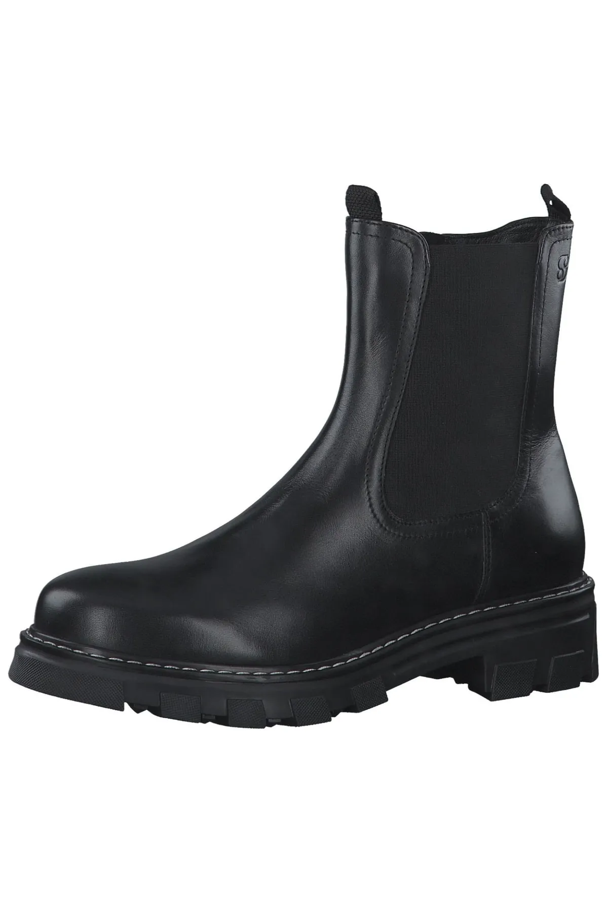 s.Oliver  Stiefelette - Schwarz - Blockabsatz