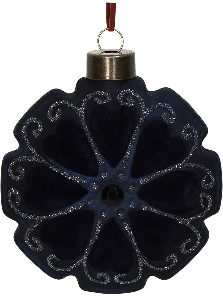 Kersten 2er-Set: Christbaumkugeln in Schwarz - (B)10 x (H)10 x (T)5 cm günstig kaufen onesize