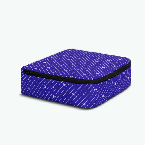 Large blue suitcase organizer
