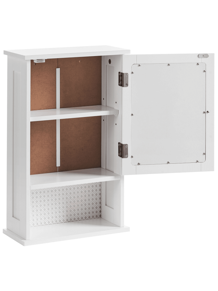 Beliani Bad-Spiegelschrank HUILA in Weiß - (W) 34 x (H) 53 x (L) 15 cm günstig kaufen onesize