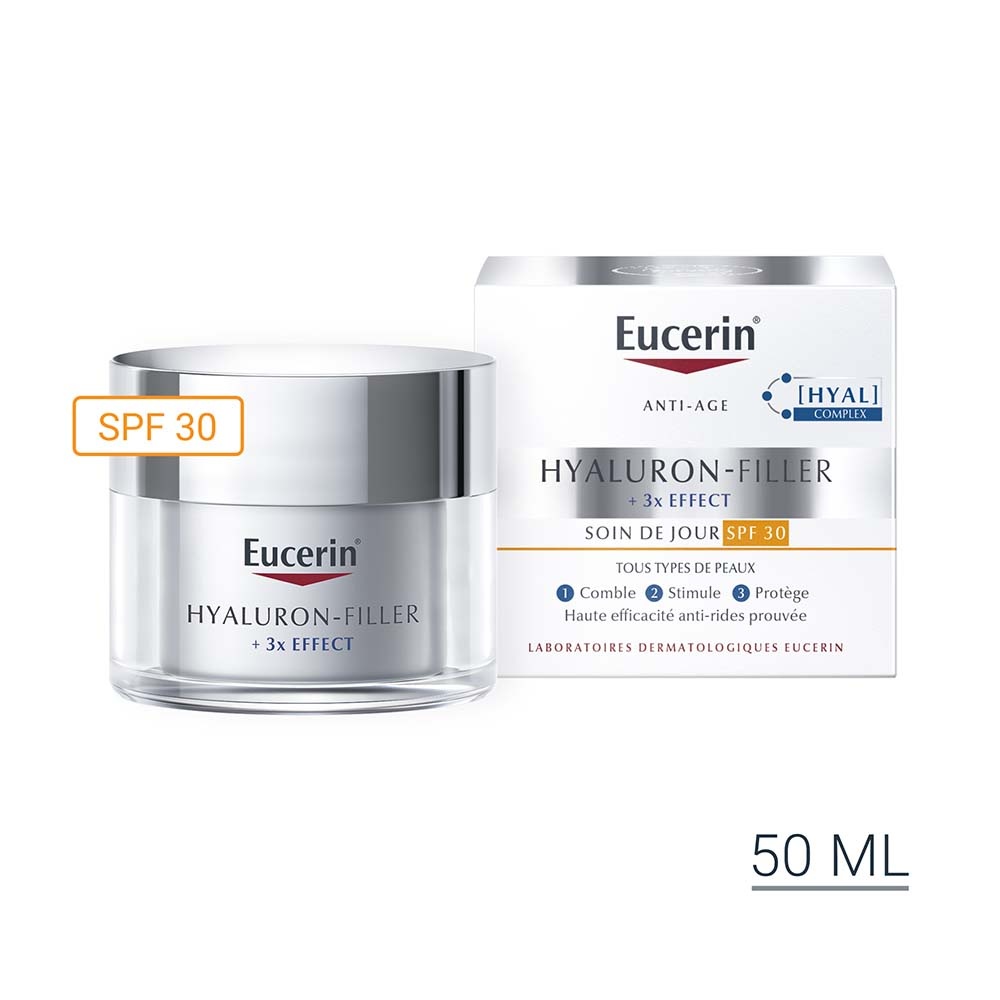 eucerin HYALURON-FILLER + 3x EFFECT Soin de Jour SPF30 Soin de jour anti-âge