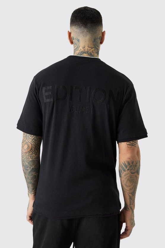 Tall geripptes Edition T-Shirt