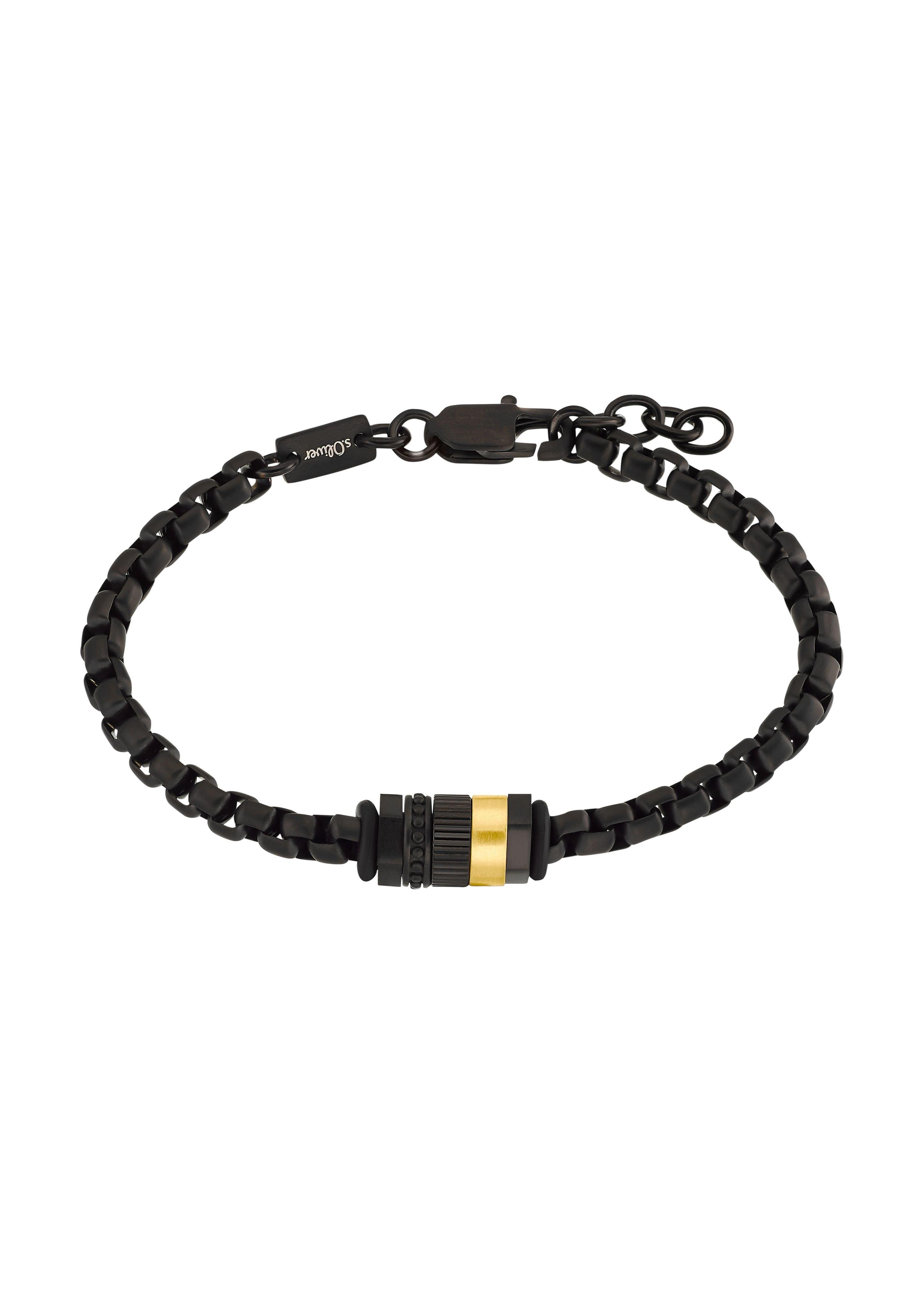 Edelstahl-Armband in Schwarz  6007216-99B0