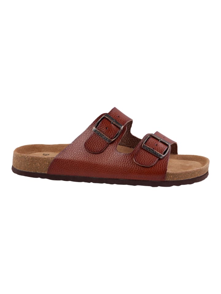 BIOSOFT Sandalen Herrensandale in Braun günstig kaufen