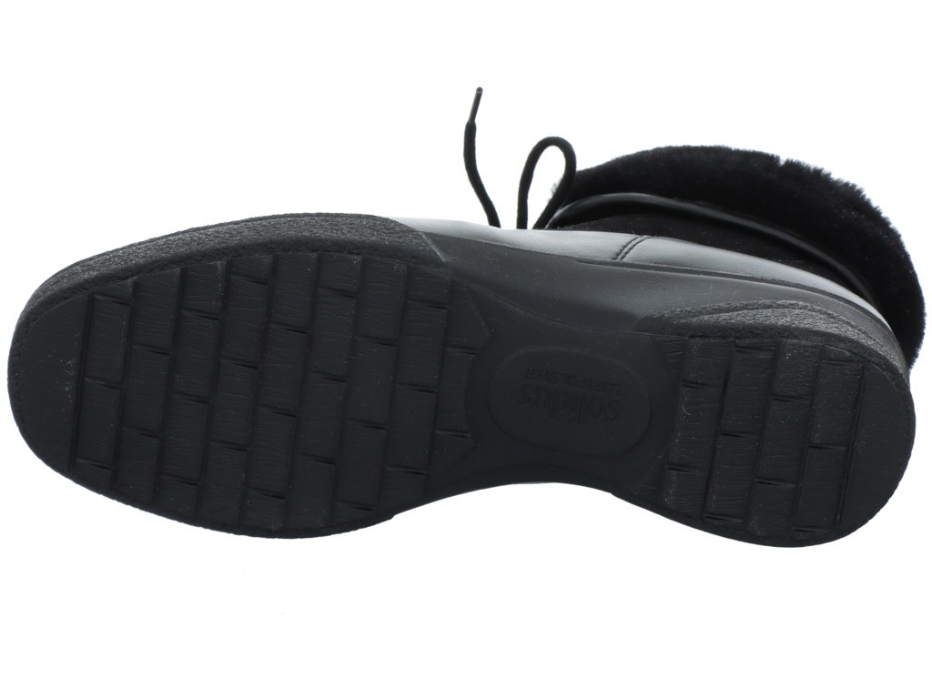 SOLIDUS Schnür-Stiefeletten schwarz Hedda
