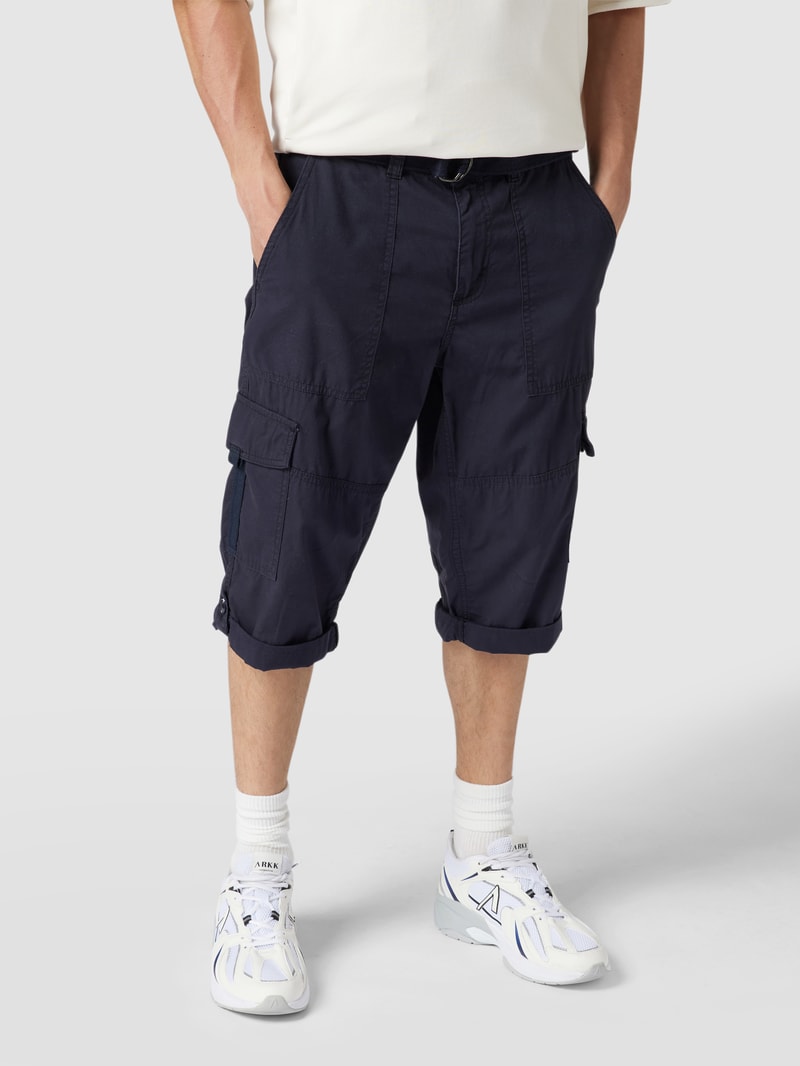 Cargoshorts inklusive Gürtel in marineblau